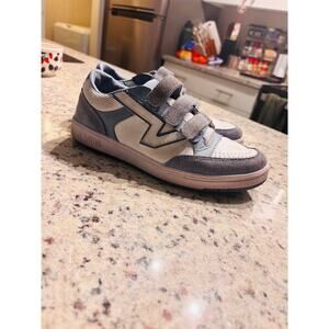 VANS Sky Blue Pop Cush Strap No Tie Shoes MENS 6.5/WOMENS 8